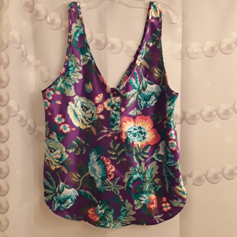 VINTAGE VICTORIA'S SECRET tank top camisole cami lingerie satin silky gold label